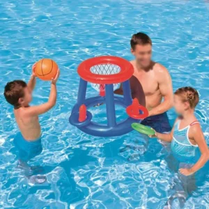 Inflatable Basketball Hoop Toy For Baby Kids Family Play Water Fun Outdoor Play Games Toy Floating Water Pool Beach Toys 2021