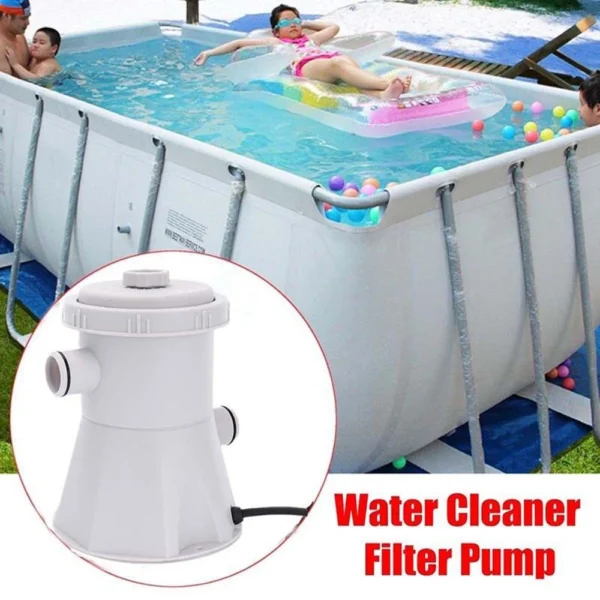 Electric Swimming Pool Filter Pump Household Pool Cleaner EU/US/UK Electric Water Filter Pump Keep Pool Clean Tools - Image 3