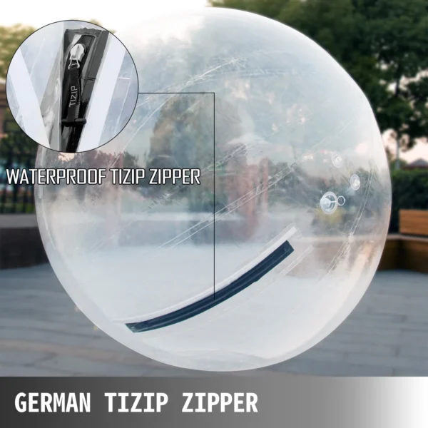 SucceBuy 2M Water Walking Ball with Air Blower Pump Inflatable PVC Zorb Ball Waterproof for Amusement Park Swimming Pool - Image 4
