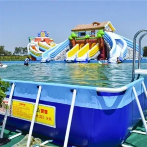 Large Water Park Outdoor Indoor Above Ground Metal Frame Swimming Pool