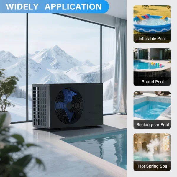 30000 BTU Above Ground Swimming Pools Heater Electric Pool Heater With Wi-Fi Heat Pump Swimming Pool Smart App - Image 3