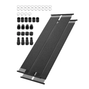 Solar Pool Heater 2.75x20 Foot Aboveground Pool Heating System Two Panels Energy Efficient Warm Water Solution