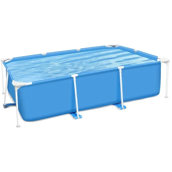 Jojoka 118x 79 x 26 inch Rectangular Frame Pool Outdoor Backyard Above Ground Swimming Pool