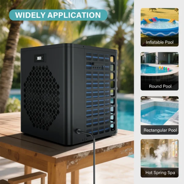 16000BTU Above Ground swimming Pools Heater Electric Pool Heater&Titanium Heat Exchanger 110V - Image 5