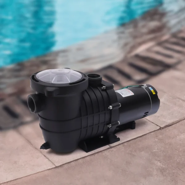 2.0HP Swimming Pool Pump, HBP1500 Electric Pool Pump Motor Filter Basket, In/Above Ground, 60Hz Single Portability Speed - Image 2