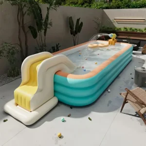 Large Inflatable Swimming Pool, Durable PVC Material, Perfect for Family SwimmingYard Parties (various Sizes Available)Labubo.