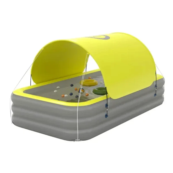 Most Popular Kids Inflatable Swimming Pool Above Ground Pool Set Summer Water Play Swimming Pools with Sunshade