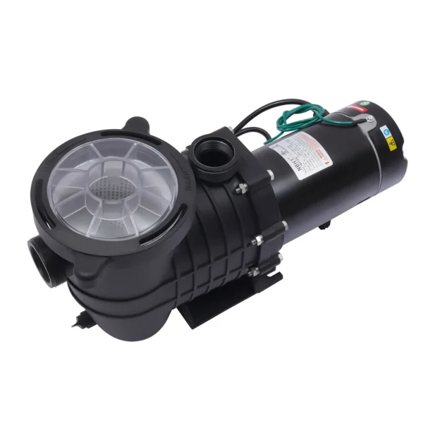 2.0HP Swimming Pool Pump, HBP1500 Electric Pool Pump Motor Filter Basket, In/Above Ground, 60Hz Single Portability Speed - Image 6