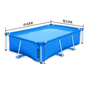 Household children's swimming pool outdoor large framed swimming pool indoor and outdoor folding bracket pvc canvas pool