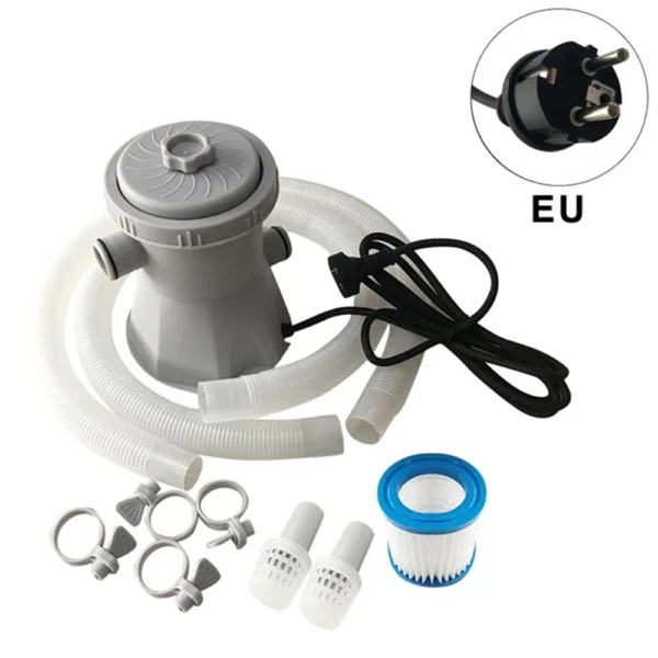 Electric Swimming Pool Filter Pump Household Pool Cleaner EU/US/UK Electric Water Filter Pump Keep Pool Clean Tools - Image 4