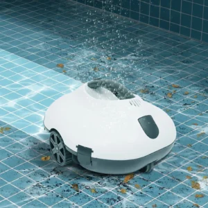 Automatic Robotic Pool Cleaner with Two Suction Inlets and Intelligent Path Planning Fits Capturing Sand Stones Hair and Debris