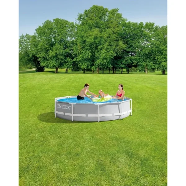 INTEX 26700EH Prism Frame Premium Above Ground Swimming Pool: 10ft x 30in – SuperTough Puncture Resistant – Rust Resistant - Image 2