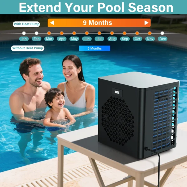 16000BTU Above Ground swimming Pools Heater Electric Pool Heater&Titanium Heat Exchanger 110V - Image 6